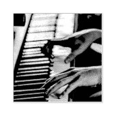 ピアノ素晴らし ラバースタンプ (インプリント)