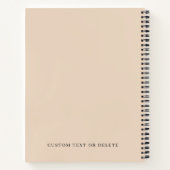 ピアノ練習曲先生学生赤面ピンク ノートブック (裏面)