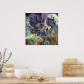 ピアノ練習 ポスター (キッチン)