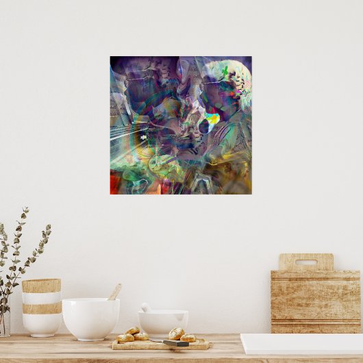 ピアノ練習 ポスター (キッチン)