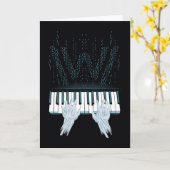 ピアノ自動演奏装置のWestworld |のアンドロイド手 カード (黄色い花)