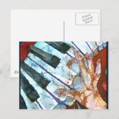 ピアノ葉書 ポストカード (正面/裏面)