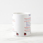 ピアノ規則 コーヒーマグカップ (中央)