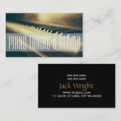 ピアノ調律修理音楽教師事業 名刺 (正面/裏面)