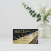 ピアノ調律師の名刺 名刺 (スタンド正面)