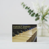 ピアノ調律師の名刺 名刺 (スタンド正面)