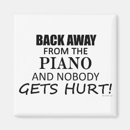 ピアノ遠くにから戻る マグネット