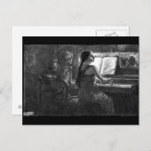 ピアノ郵便はがきの死 ポストカード (正面/裏面)