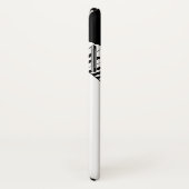 ピアノ鍵および金ゴールド音楽ノート Case-Mate iPhoneケース (裏面/右)