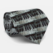 ピアノ鍵および音楽ノート ネクタイ (ロール)