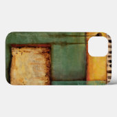 ピアノ鍵との抽象的な絵画 Case-Mate iPhoneケース (裏面 (横))