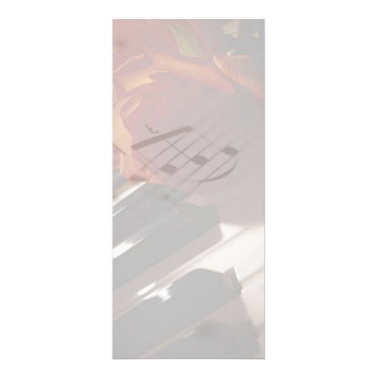ピアノ鍵とバララックカード ラックカード (正面)