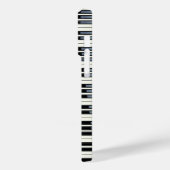 ピアノ鍵とブルーエフェクト音符 Case-Mate iPhoneケース (裏面 / 左)