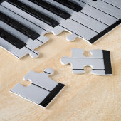 ピアノ鍵とミュージックブック ジグソーパズル (側面)