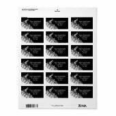 ピアノ鍵と楽譜 ラベル (フルシート)