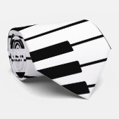 ピアノ鍵のタイ ネクタイ (ロール)