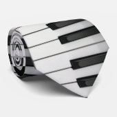 ピアノ鍵のタイ ネクタイ (ロール)