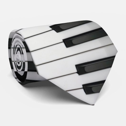 ピアノ鍵のタイ ネクタイ (ロール)