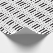 ピアノ鍵の包装紙 ラッピングペーパー (角)