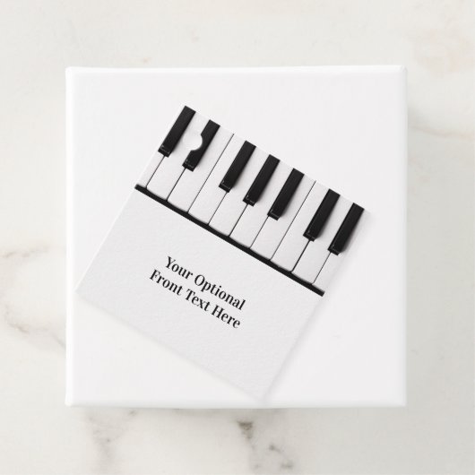 ピアノ鍵カスタムギフト/メッセージカード フェイバータグ (インサイチュ)