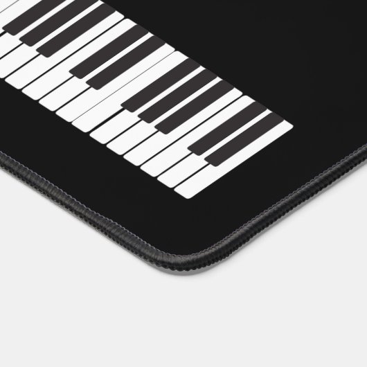 ピアノ鍵クールカスタマイズ可能なピアニスト デスクマット (コーナー)