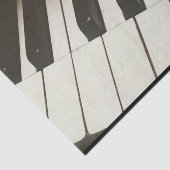 ピアノ鍵スタイリッシュ – 白黒の写真 薄葉紙 (詳細)