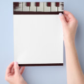 ピアノ鍵チラシ チラシ (手)