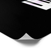 ピアノ鍵ポスター ポスター (角)