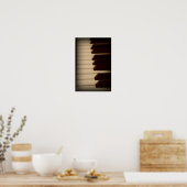 ピアノ鍵ポスター ポスター (キッチン)