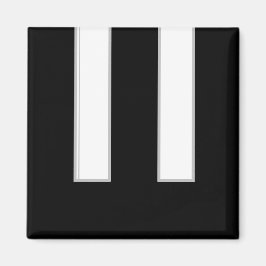 ピアノ鍵ミュージカル楽器白黒 マグネット