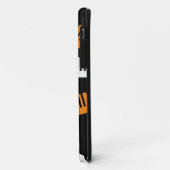 ピアノ鍵ミュージックキーボモダンードモノグラムの Case-Mate iPhoneケース (裏面/左)