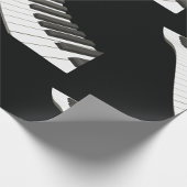 ピアノ鍵ラッピング紙 ラッピングペーパー