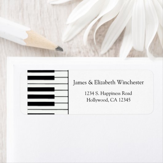 ピアノ鍵住所 シール (インサイチュ)