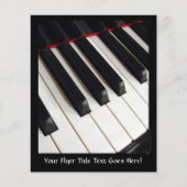 ピアノ鍵写真 チラシ (正面)