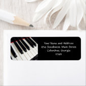 ピアノ鍵写真 ラベル (インサイチュ)