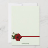 ピアノ鍵招待状 招待状 (裏面)