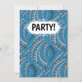 ピアノ鍵曲がり招待状 招待状 (正面)