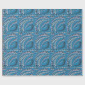 ピアノ鍵曲折り紙 ラッピングペーパー (フラット)