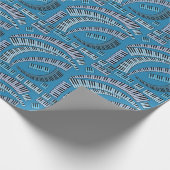 ピアノ鍵曲折り紙 ラッピングペーパー (角)