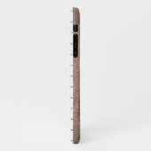 ピアノ鍵白黒アイボリーライトウッドカラー iPhoneケース (左側)