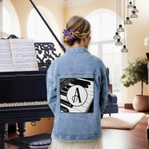 ピアノ鍵盤のブラックアンドホワイトミュージックキーボードモノグラム