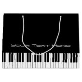 ピアノ鍵盤オルガン大抱き枕 ラージペーパーバッグ (正面)