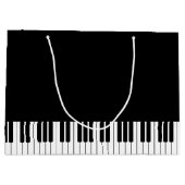ピアノ鍵盤オルガン大抱き枕 ラージペーパーバッグ (裏面)