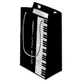 ピアノ鍵盤オルガン小抱き枕 スモールペーパーバッグ (正面アングル)