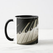 ピアノ鍵盤コーヒーマグ マグカップ (左)
