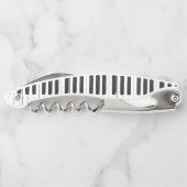 ピアノ鍵盤デザインコルクねじ ソムリエナイフ (裏面)