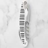 ピアノ鍵盤デザインコルクねじ ソムリエナイフ (裏面)