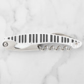 ピアノ鍵盤デザインコルクねじ ソムリエナイフ (正面)