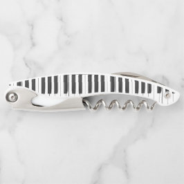 ピアノ鍵盤デザインコルクねじ ソムリエナイフ