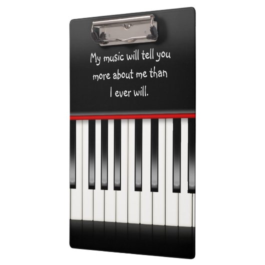 ピアノ鍵盤付き引用文 クリップボード (左)